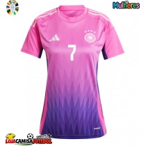 Camisa de Futebol Alemanha Kai Havertz #7 Equipamento Secundário Mulheres Europeu 2024 Manga Curta